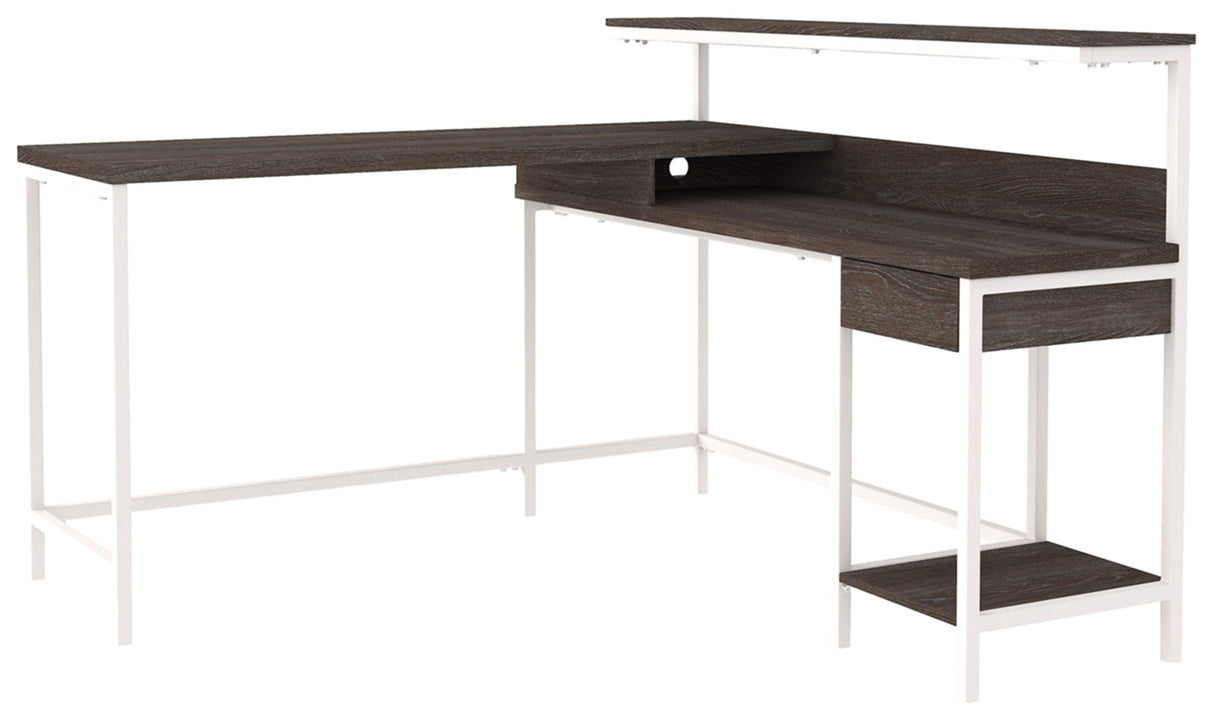 Dorrinson Modern L-Shaped Home Office Desk