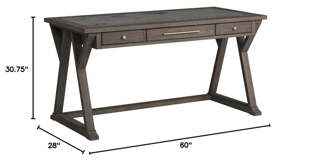 Luxenford Rustic Farmhouse 60" Home Office Desk