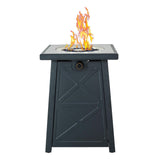 19.5-inch Propane Fire Pit, Porcelain Tile Top Gas Fire Pit Table