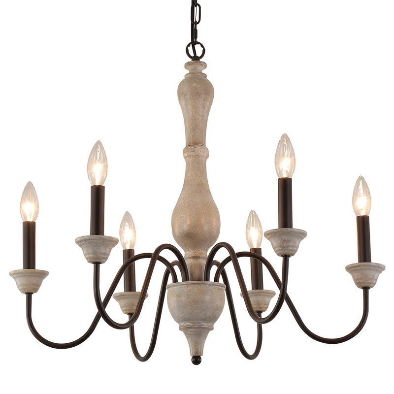 French Country Chandelier,Farmhouse Vintage Antique Chandelier Pendant Light