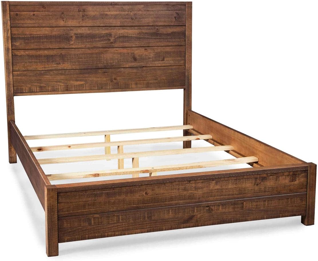 Montauk Solid Wood Bed, Queen Size