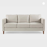 Fabric Loveseat Sofa Couch with Armrest Pockets