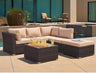 6-Piece Patio Furniture Set 83" x 81" Outdoor Sectional Sofa