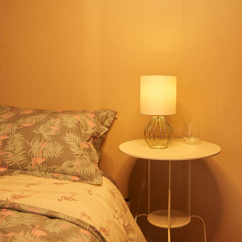 Table Lamp,Modern Hollowed Out Small Bedside Lamp