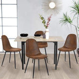 Dining Chairs Set of 4, Modern Mid-Century Style Dining Room Side Chairs