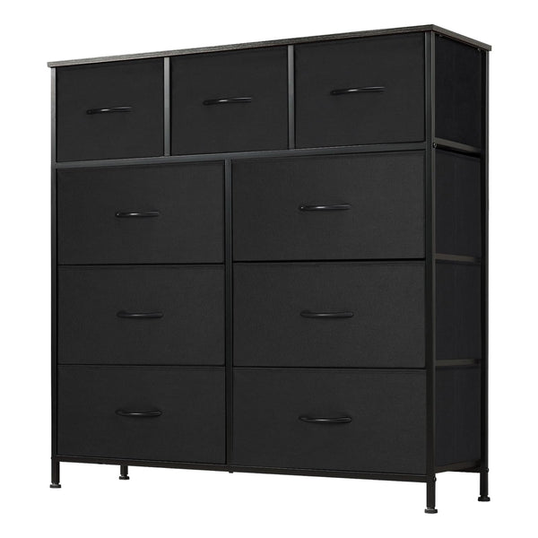 Dresser for Bedroom with 9 Drawers, Clothes Drawer Fabric Closet Organizer, Cloth Dresser