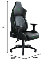 Iskur XL Gaming Chair: Ergonomic Lumbar Support System - Multi-Layered Synthetic Leather Foam Cushions