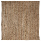 Handcrafted Farmhouse Jute Accent Rug - Soft & Comfortable Jute Area Rug