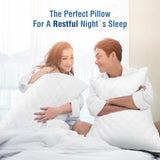 Bed Pillows Standard Size Set of 2, Firm Down Alternative Pillow