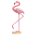 Pink Flamingo Statue Summer Tropical Decor - 10 inch Flamingo Sculpture