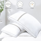 Pillows for Sleeping 2 Pack, Hotel Quality Bed Pillow, Down Pillows