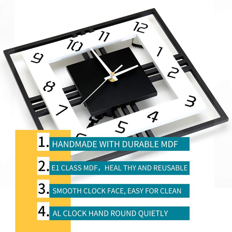 Modern Large Wall Clocks for Living Room Decor Silent Decorative Wall Clock