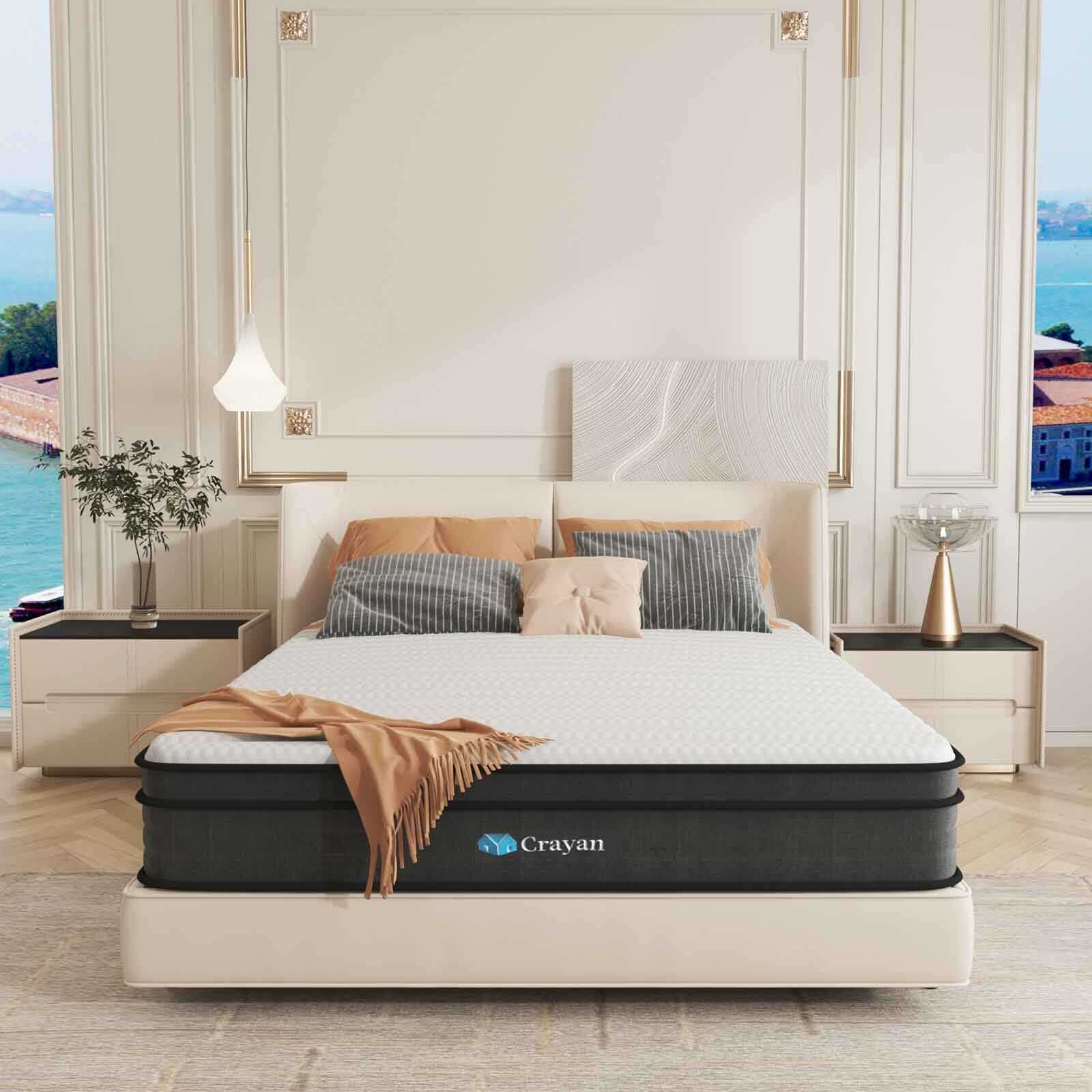 King Mattress, 12 Inch Memory Foam Mattress King Size  Mattress