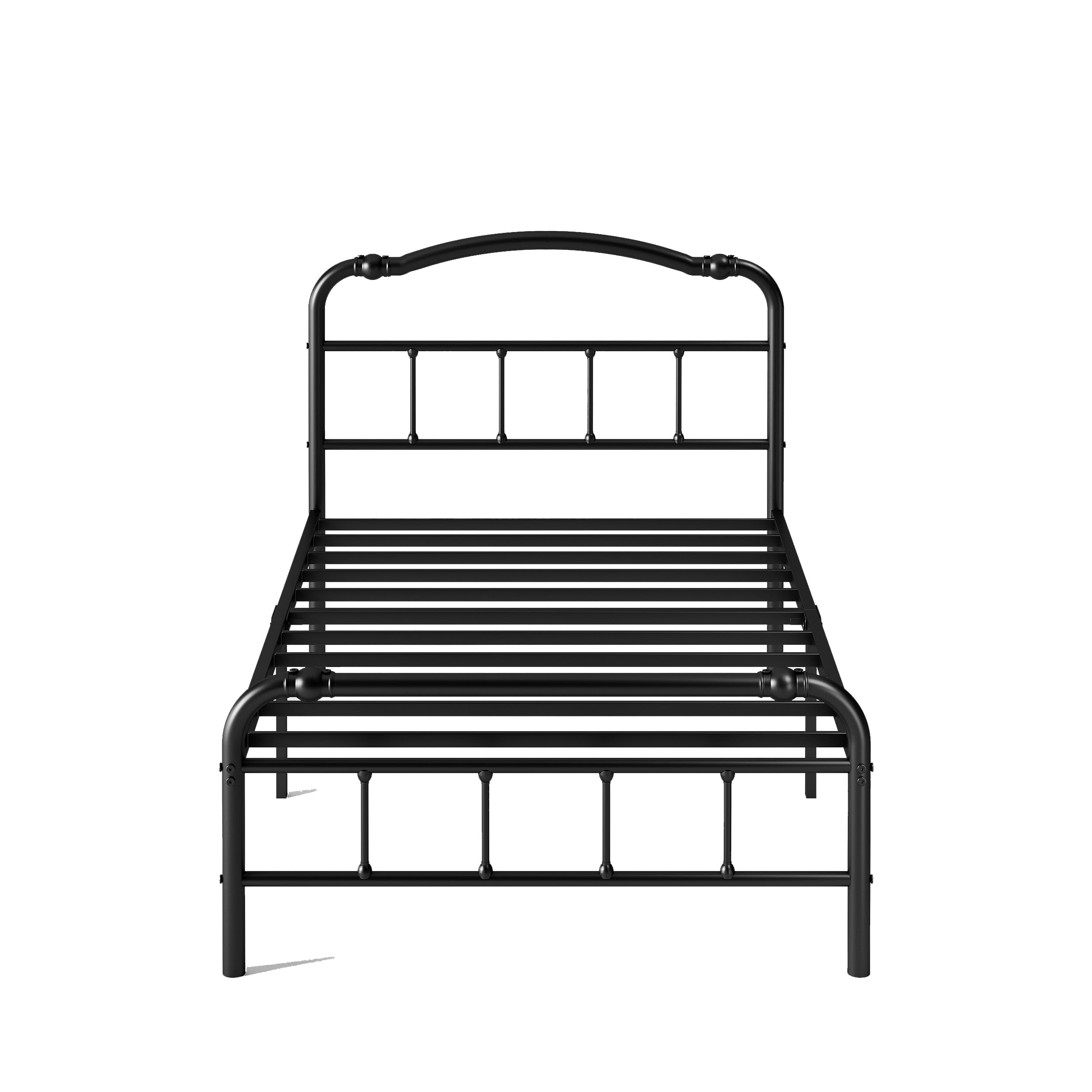 Twin Bed Frame with Headboard and Footboard, 14 Inch High, Heavy Duty Bed Frame