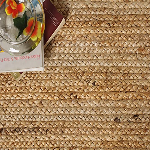 Handcrafted Farmhouse Jute Accent Rug - Soft & Comfortable Jute Area Rug