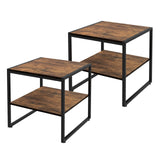 Square End Table Set of 2