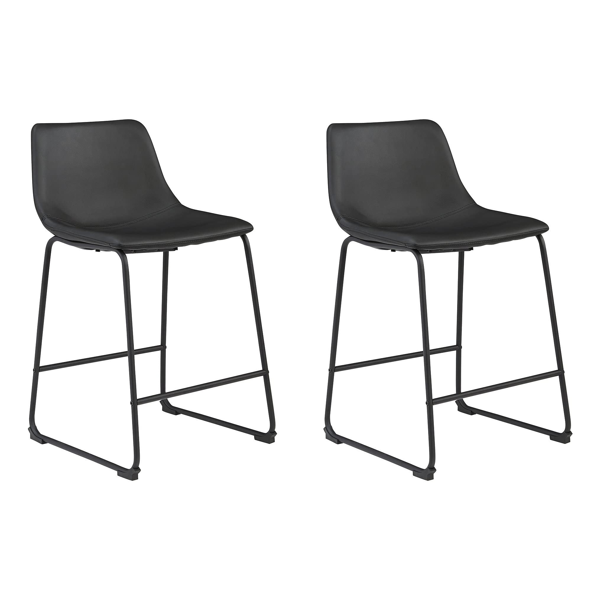Centiar 24" Counter Height Modern Bucket Barstool