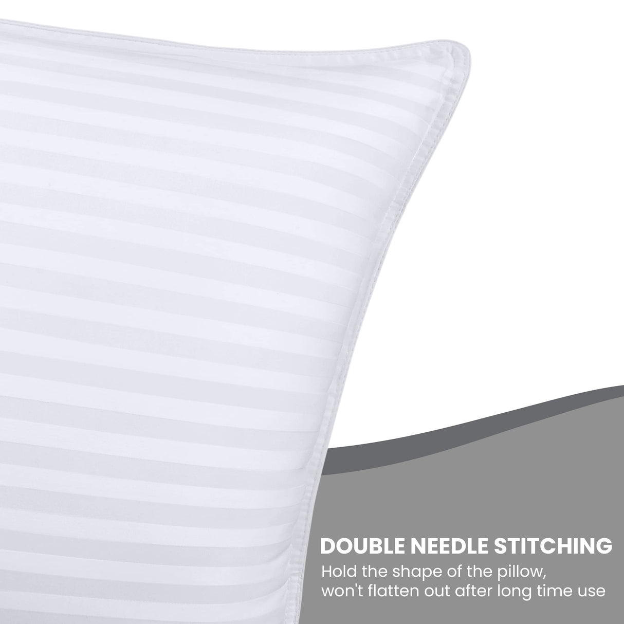 Bed Pillows for Sleeping Queen Size (White), Set of Cooling Hotel Quality