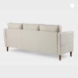 Fabric Loveseat Sofa Couch with Armrest Pockets