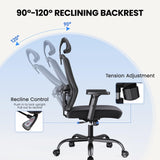 Ergonomic Mesh Office Chair with Adjustable Lumbar Support