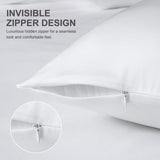 Silk Pillowcase for Hair and Skin Health, 600 Thread Count Breathable Pillow Cases