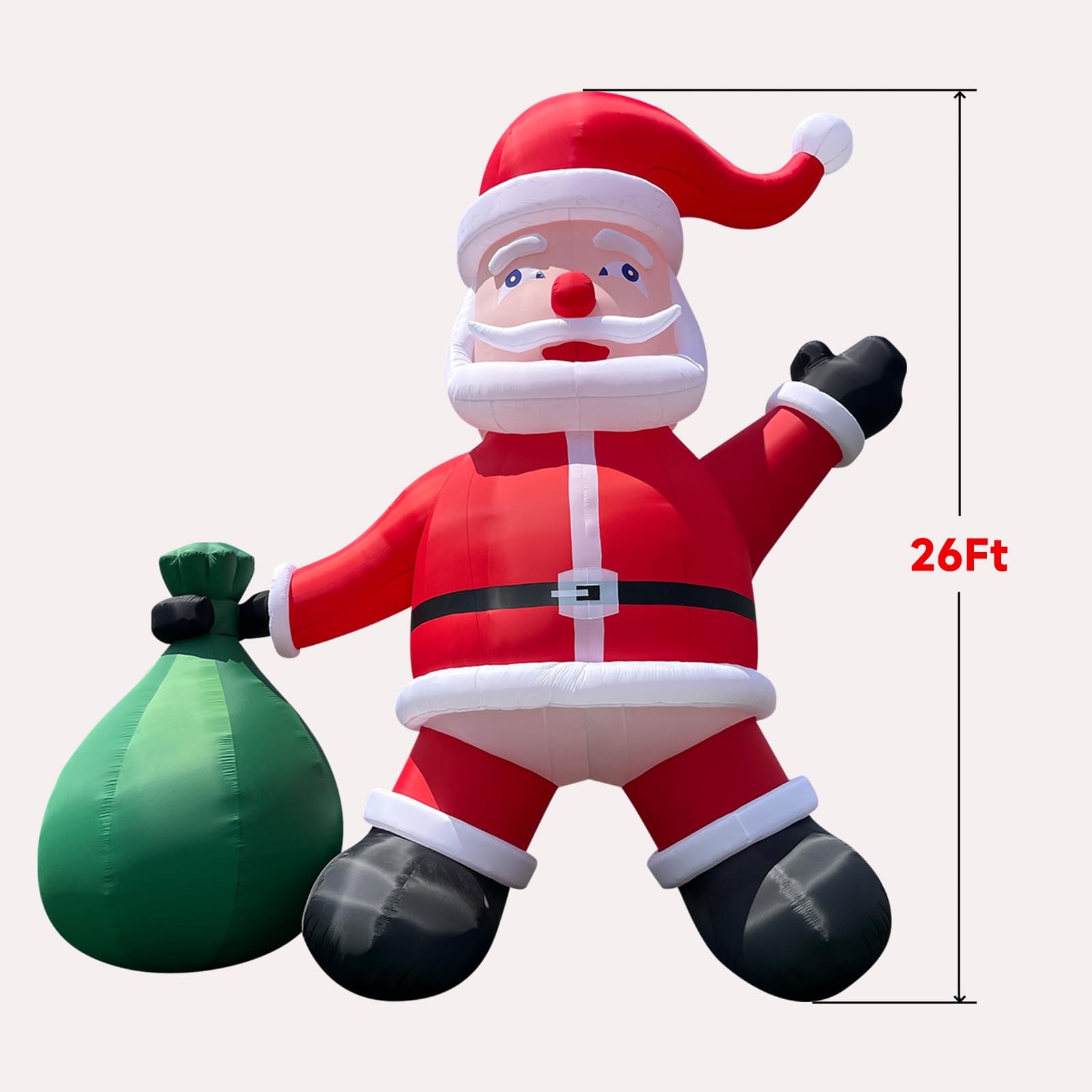 Inflatable Santa Claus 26FT Giant with UL Blower