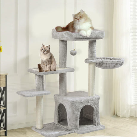 Cat Tree, Cat Tower with Sisal Scratching Post for Indoor Cats