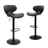 Swivel Adjustable Barstool, Counter Height Chairs w/Backrest and Footrest for Bar