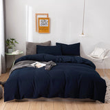 Navy Blue Comforter Set Queen Navy Blue Bedding Set Soft Dark Navy Bedding Comforter