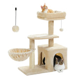 PETEPELA Cat Tree for Small Indoor Cats