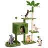 Cat Tree Cat Tower for Indoor Cats with Green Leaves