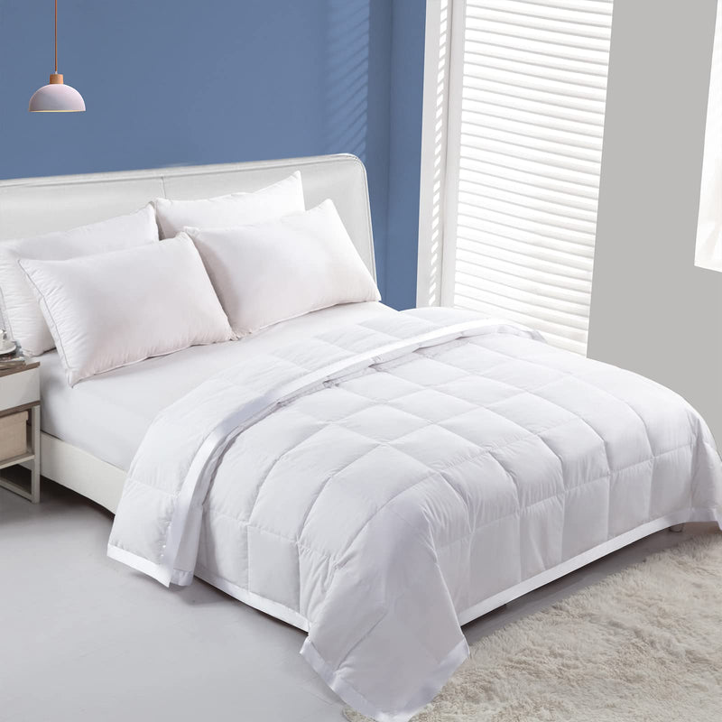 Down Blanket King Size  Lightweight Summer Cooling Bed Comforter