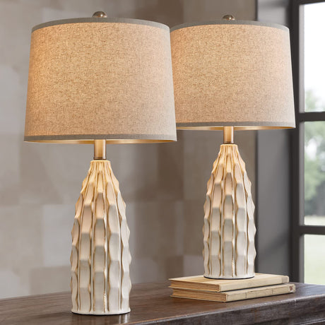 23.75 inch Modern Ceramic Lamps Set of 2