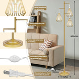 Industrial Floor Lamps for Living Room,Tree Standing Lamp