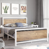 Metal Platform Bed Frame with Headboard & Footboard – Full, Twin & Queen