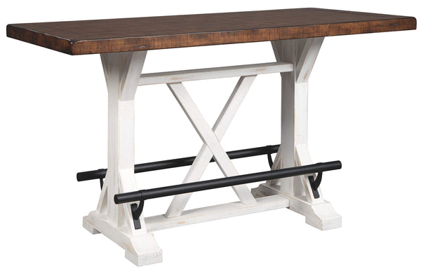 Valebeck Rustic Farmhouse 36" Counter Height Dining Table