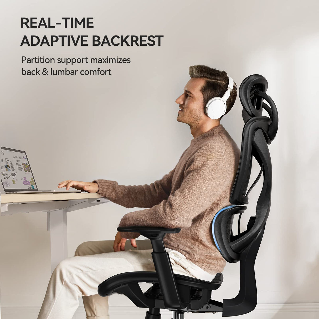 Ergonomic High Back Mesh Chair for Office Computer