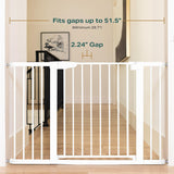 Mom's Choice Awards Winner-Cumbor 29.7"-51.5" Baby Gate Extra Wide, Safety Dog Gate