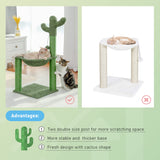 Cactus Cat Tree, 33 Inchs Cat Tower with Large Soft