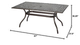 Yamilet Outdoor Dining Table