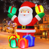 6.1 FT Christmas Santa Inflatables Outdoor Decorations Smiling