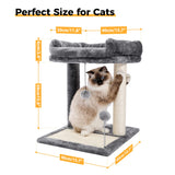 Cat Scratching Post Bed, Featuring with Soft Perch Sisal