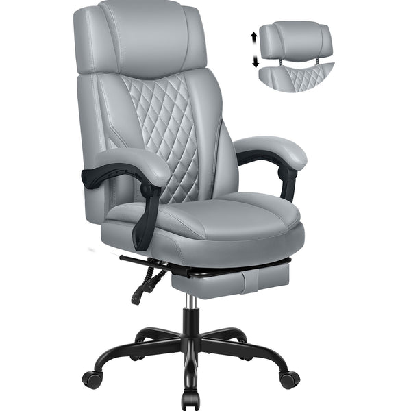 Executive Leather Office Chair, Big and Tall Office Chair