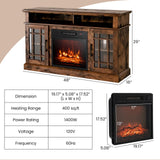 Electric Fireplace TV Stand for TVs Up to 55 Inche