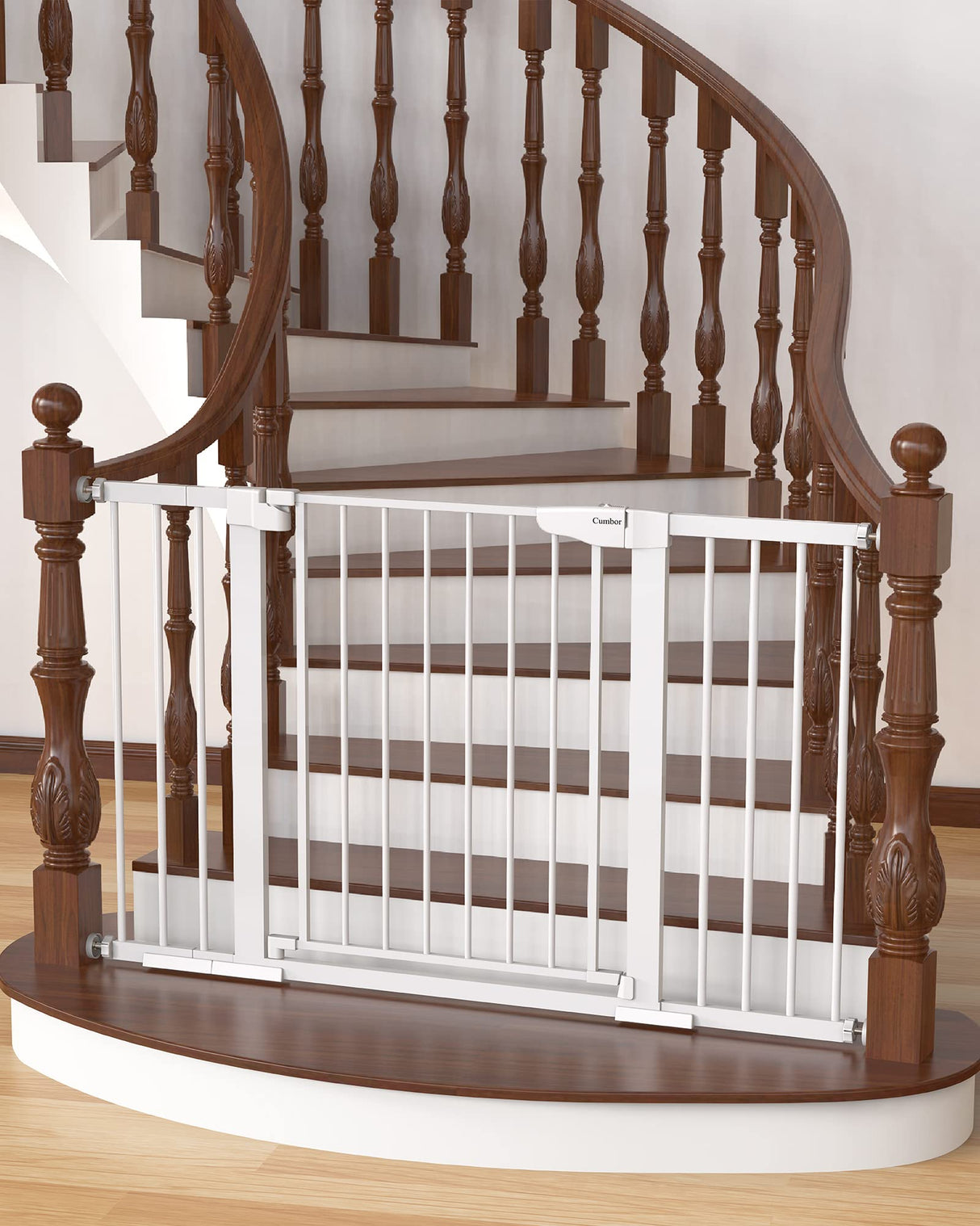 Mom's Choice Awards Winner-Cumbor 29.7"-51.5" Baby Gate Extra Wide, Safety Dog Gate