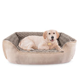 Rectangle Dog Bed for Large Medium Small Dogs Machine Washable Sleeping Sofa