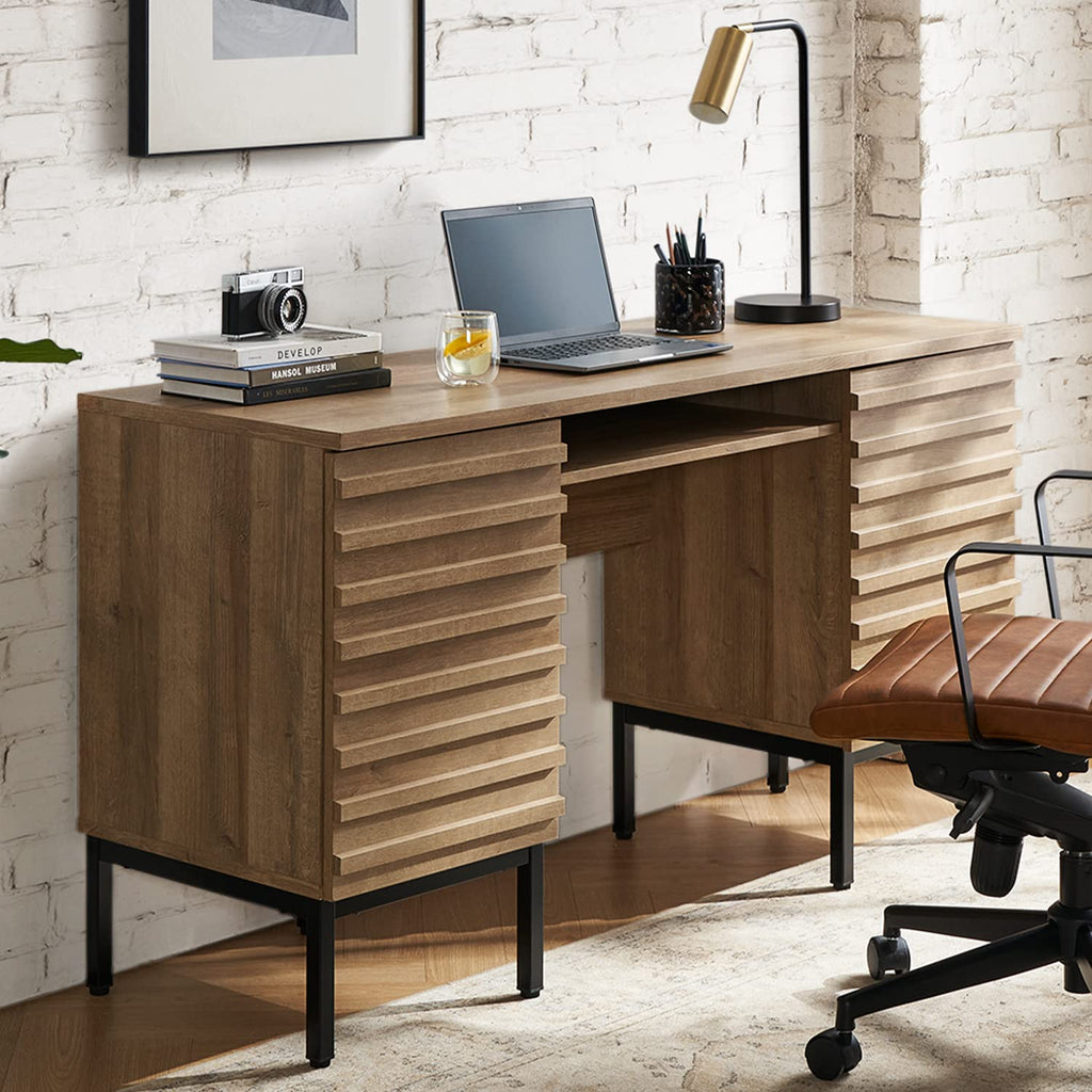 Modern farmhouse desk store with drawers