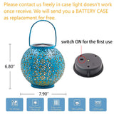 Solar Big Lantern Hanging Garden Lights  Waterproof LED Table Lamp