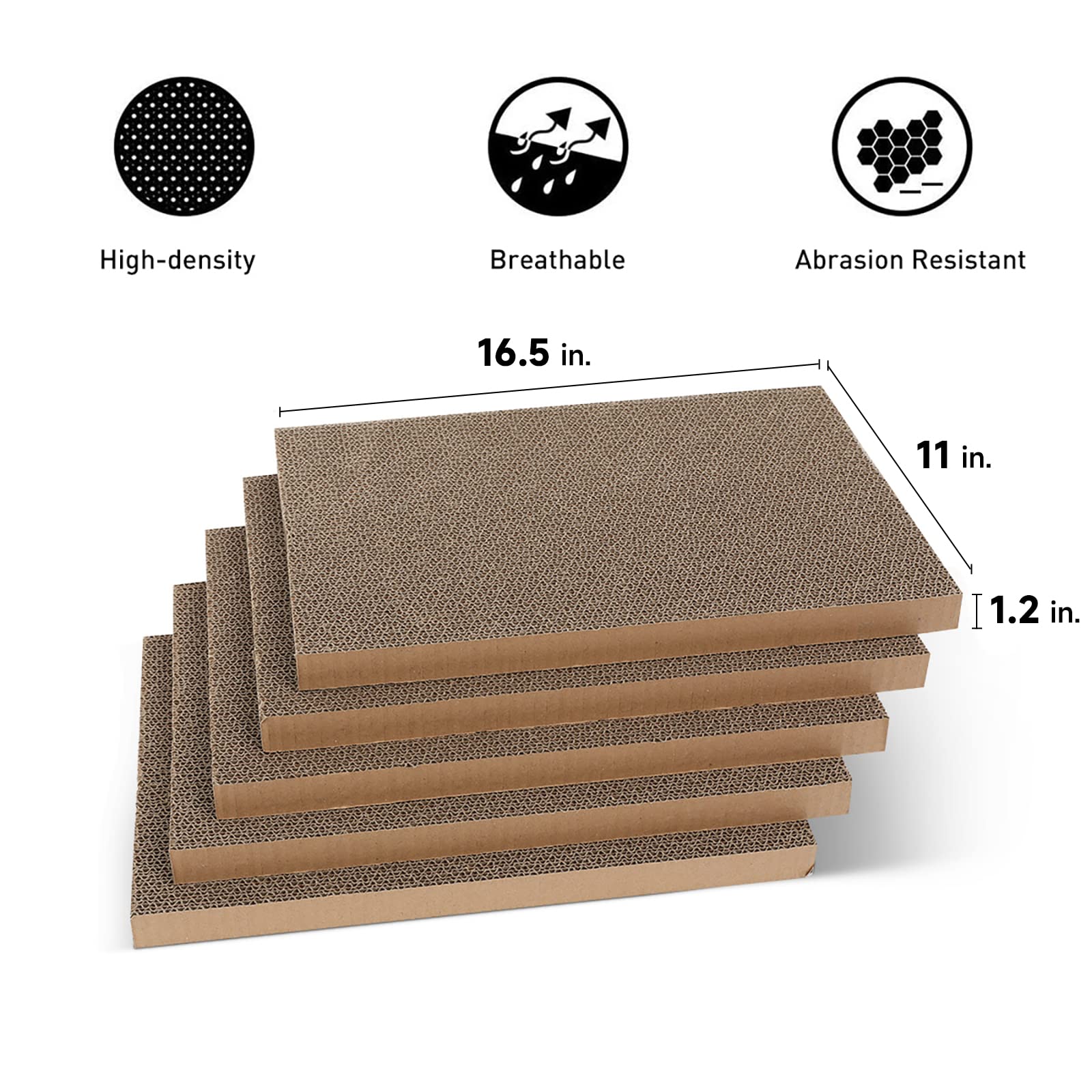 Cat Scratcher, 5 PCS Ex-Large Cat Scratching Boards