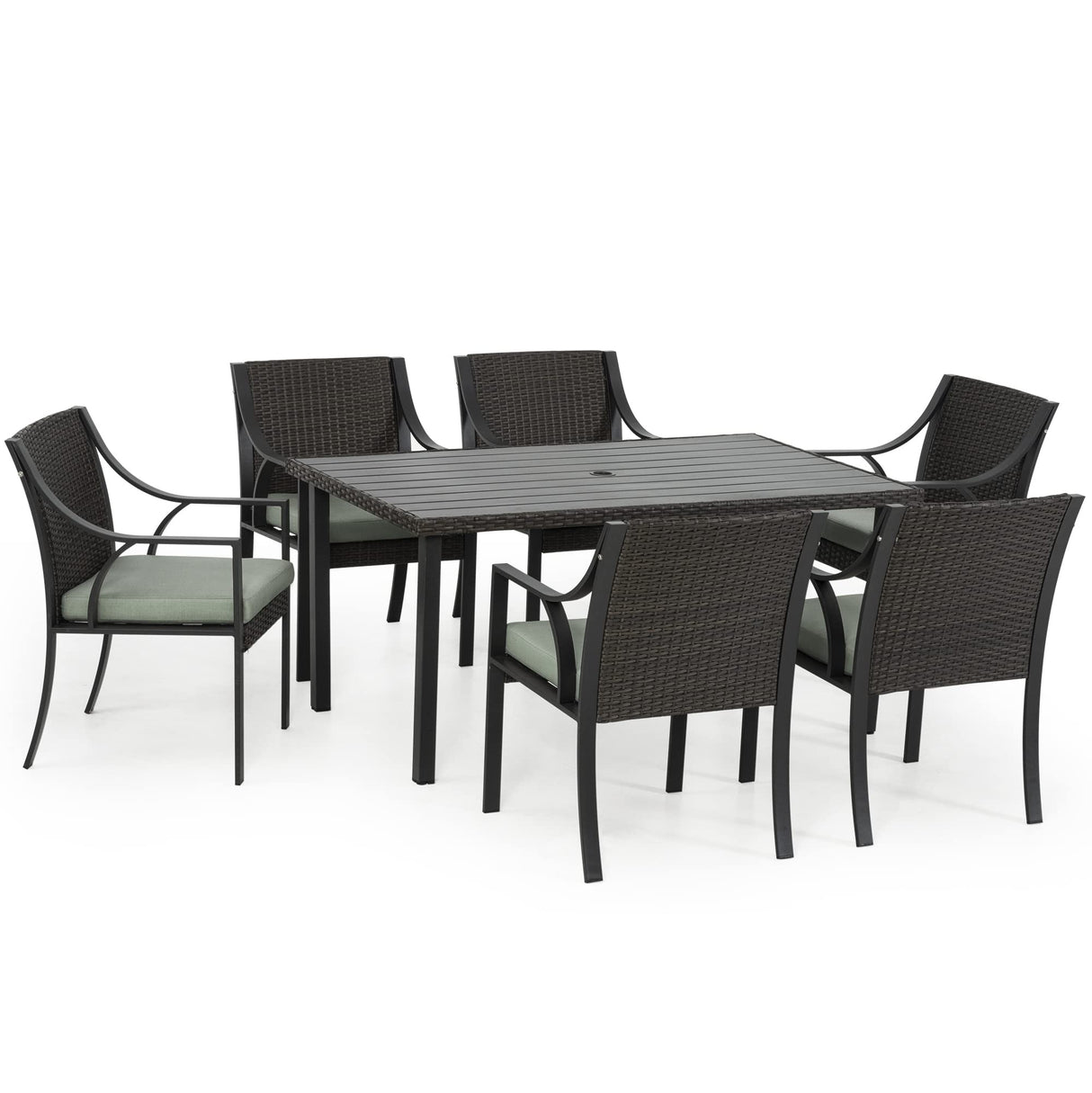 7 Piece Patio Dining Set, Outdoor Dining Set, Outdoor Patio Dining Set